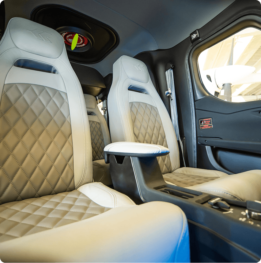 Tecnam P2006T Interior Seats