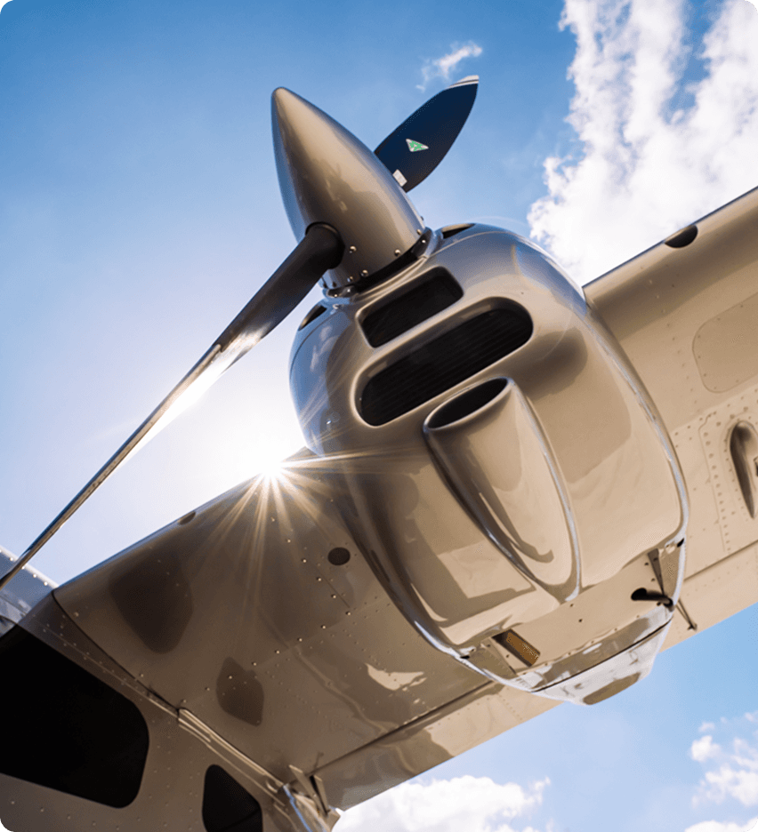 Tecnam P2006T Engine & Propeller Detail